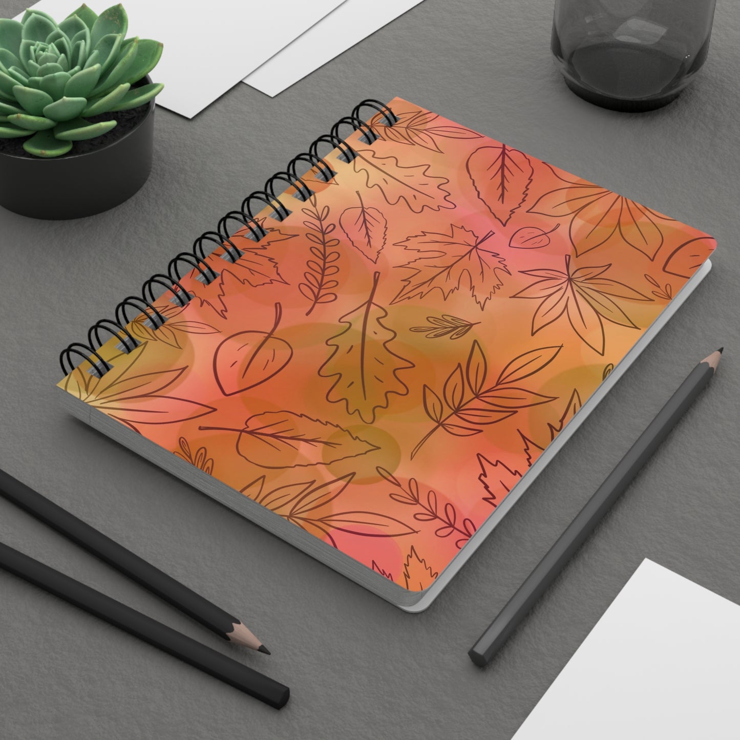 Cozy Fall Spiral Bound Journal