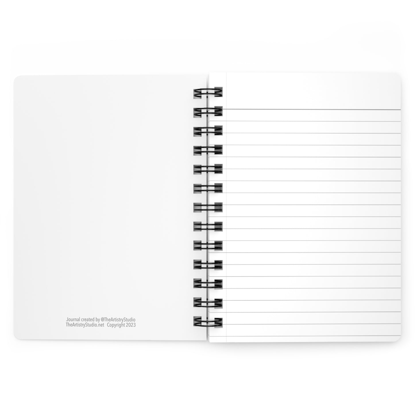 Magenta Feather Spiral Bound Journal