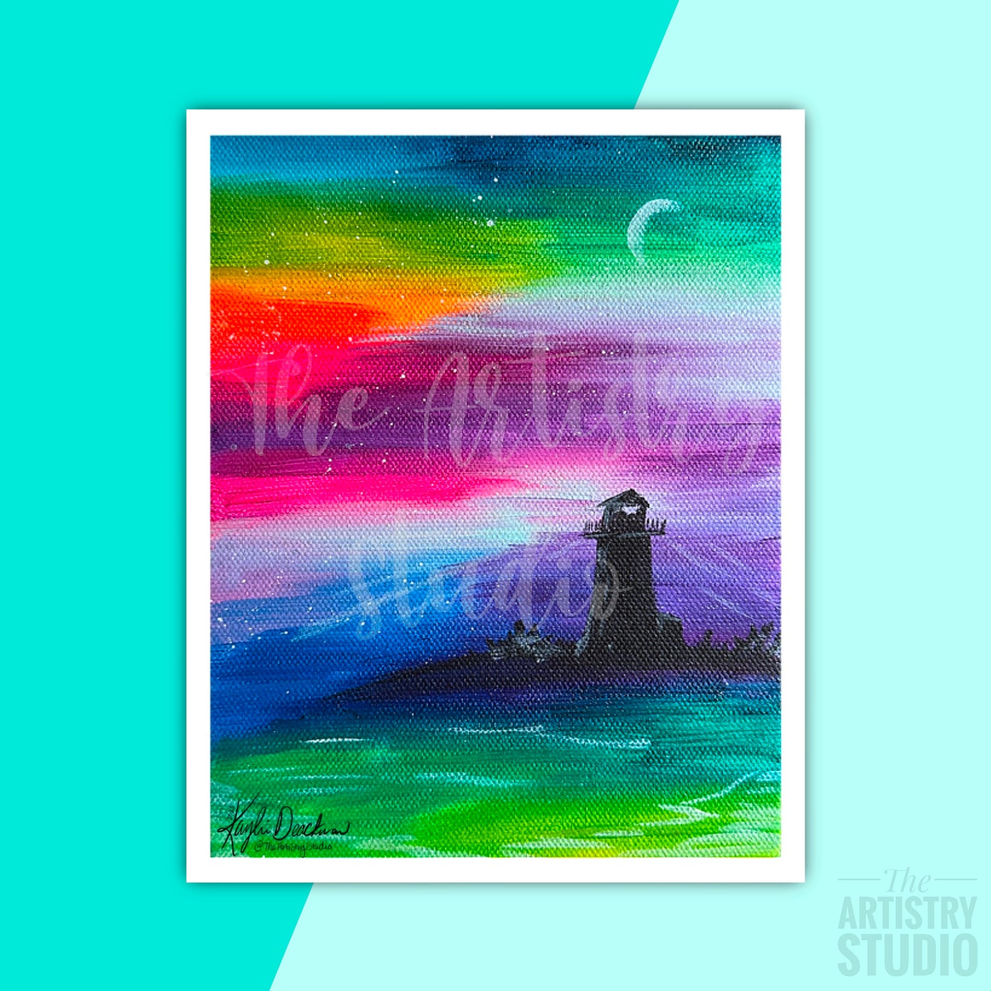 Light on the Cliff Print