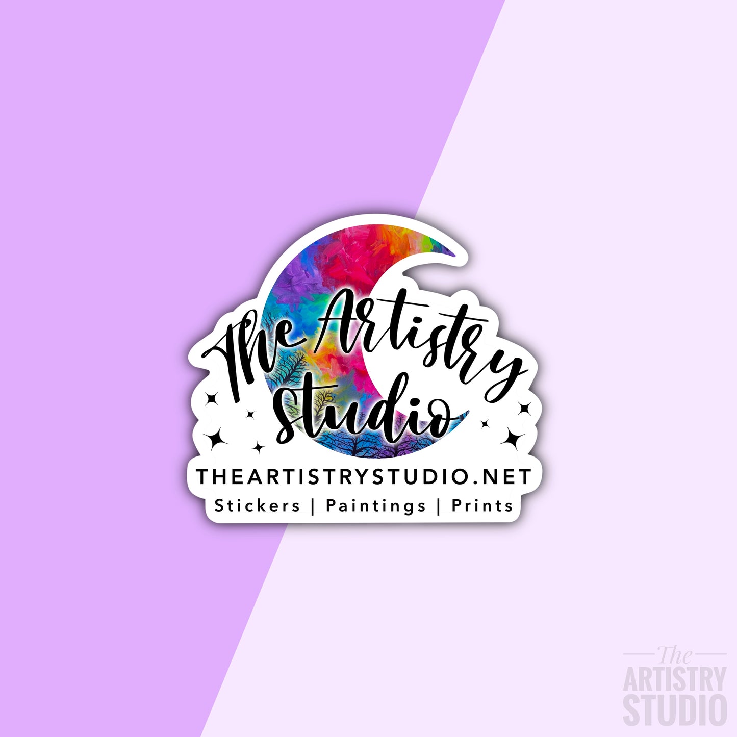 The Artistry Studio Logo Sticker | 2.7x2.4