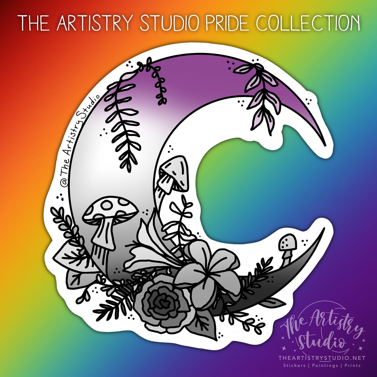 Ace Moon Sticker | 3x3