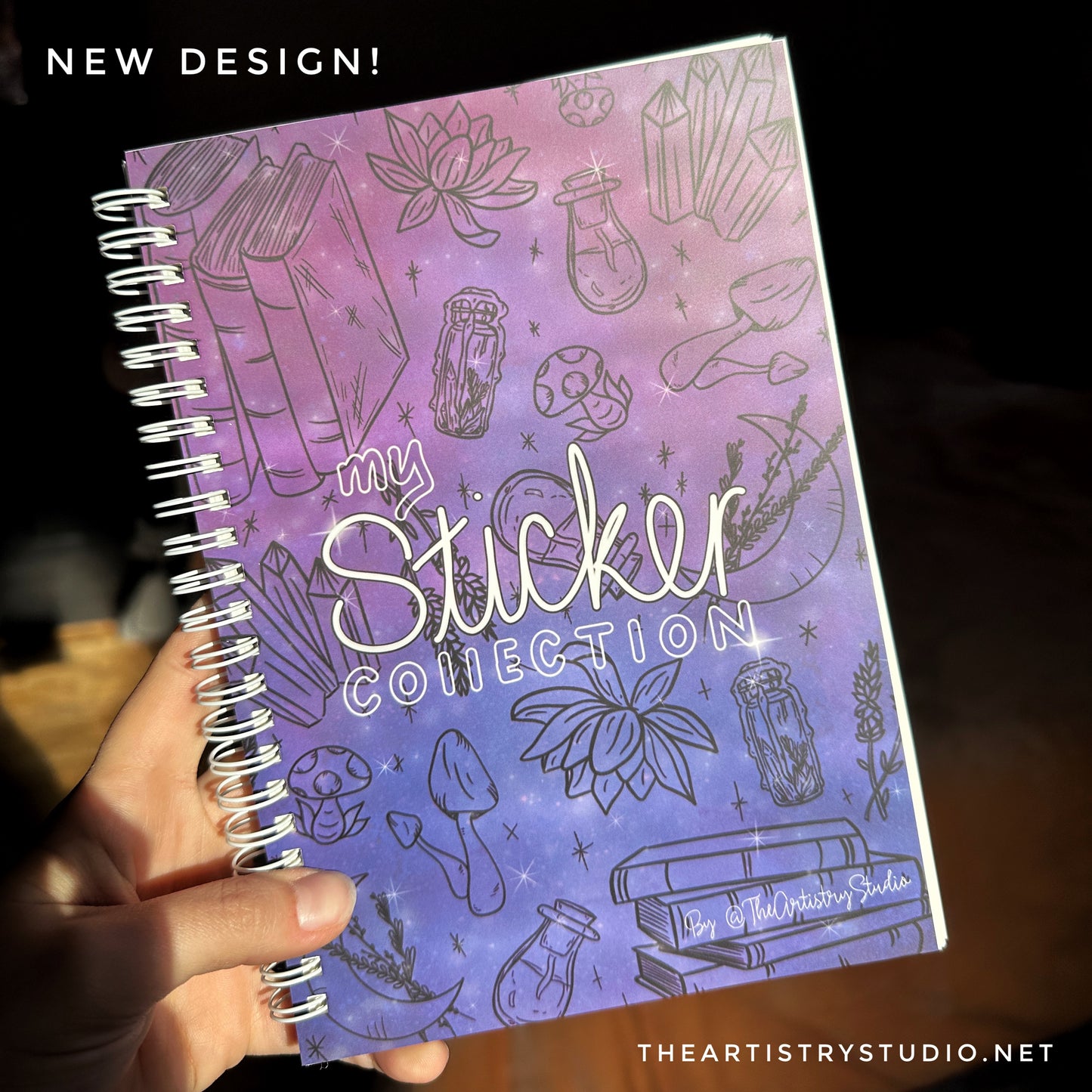 Reusable Sticker Collection Book