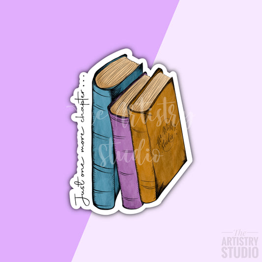 One More Chapter - Book Sticker | 2.2x2.9