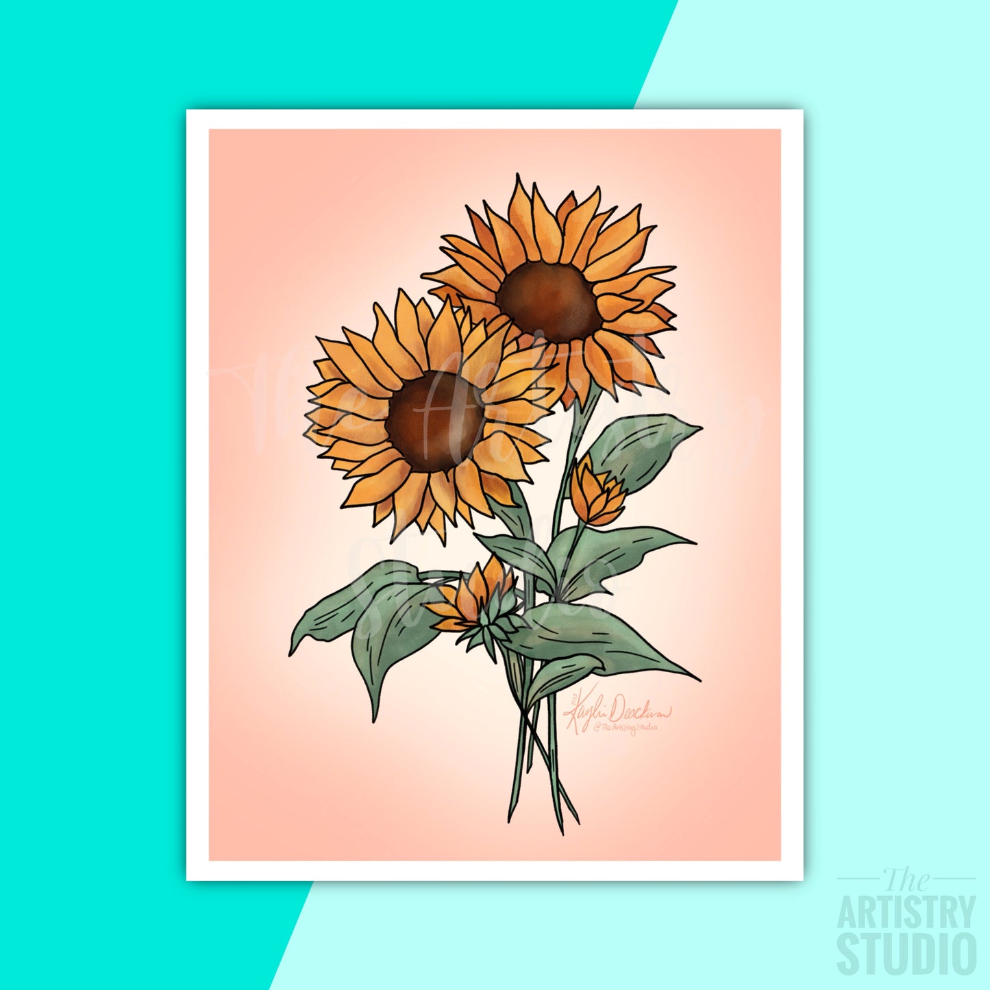 Sunflowers Print