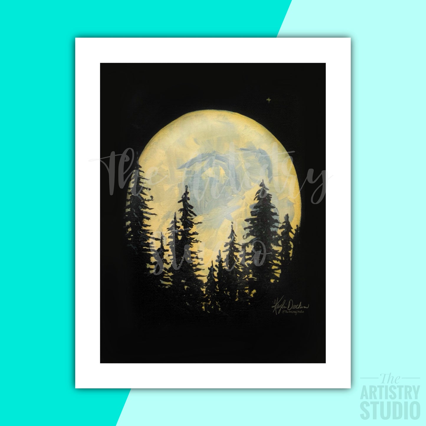 Blue Moon Print