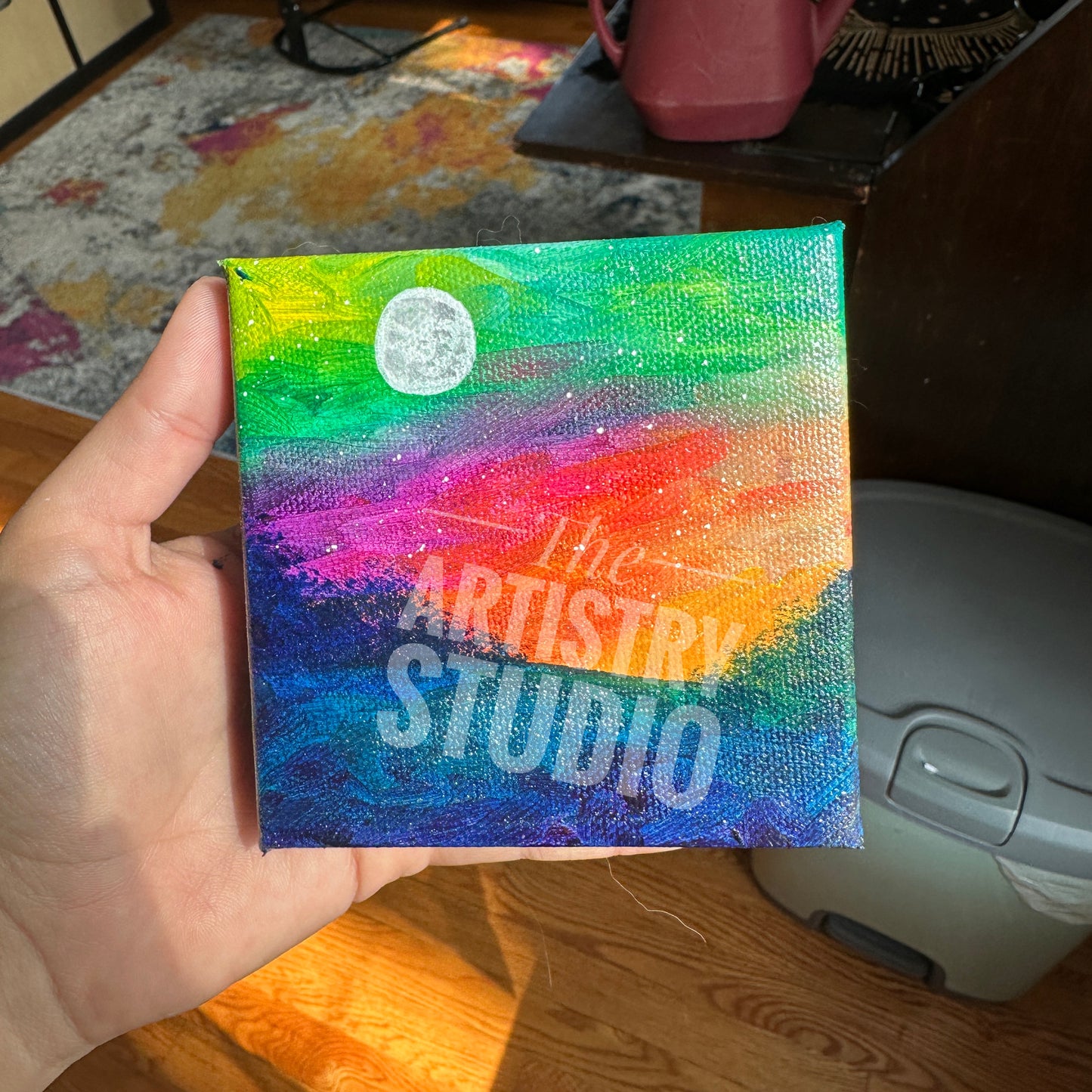 Neon Full Moon | 4x4