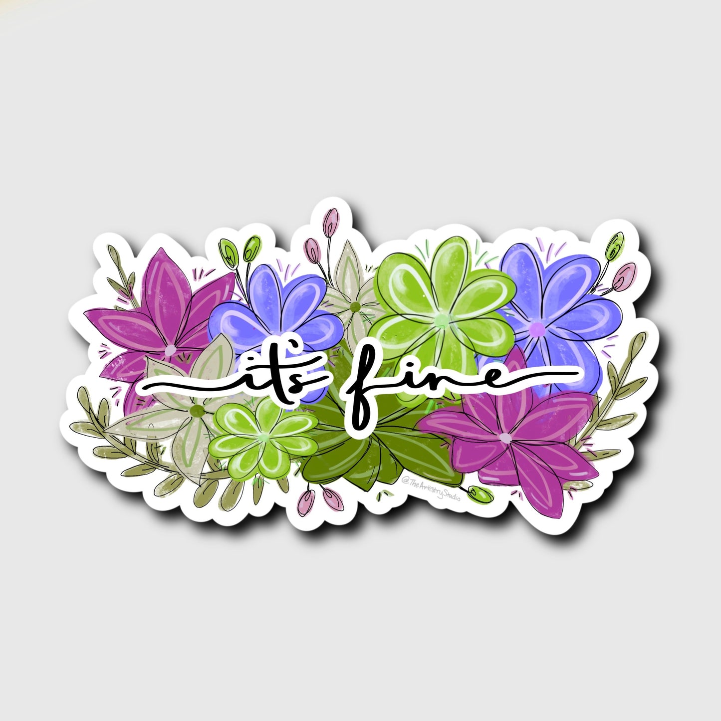 It’s fine Sticker | 2.9x1.6
