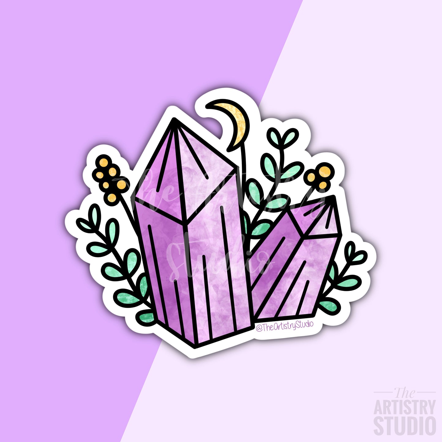 Amethyst Sticker | 2.9x2.5