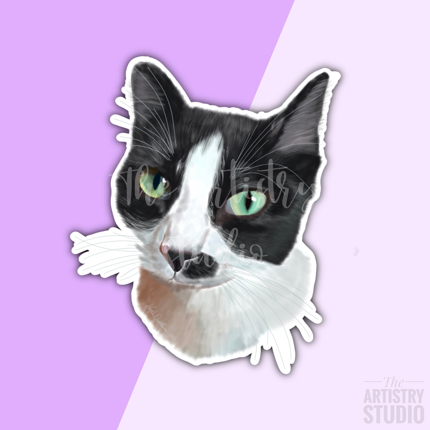 Douglas Fur Sticker | 2.5x2.9