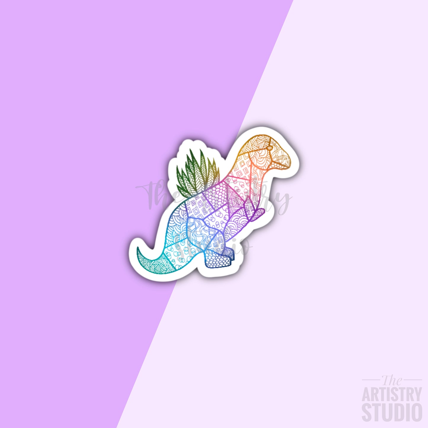 Mini Dinosaur Sticker | 1.6x1.6