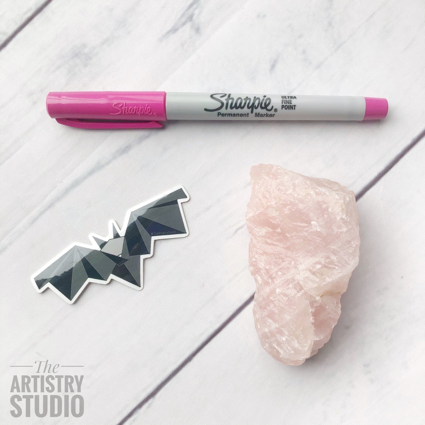 Black Bat Sticker | 3x1.3