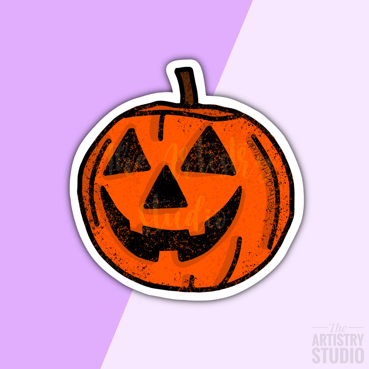 Jack-o-lantern Sticker | 2.7x2.8