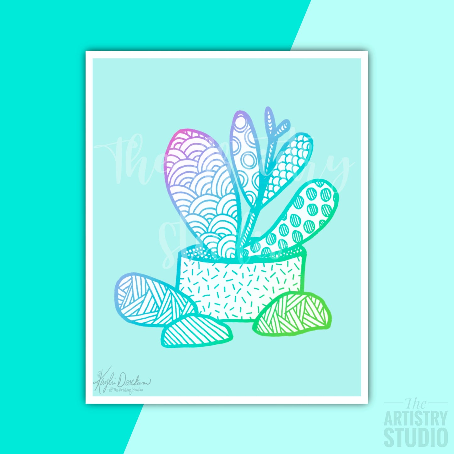 Paddle Plant Print