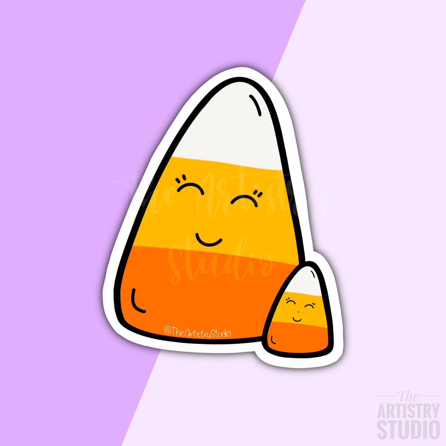 Candy Corn Sticker | 2.2x2.8