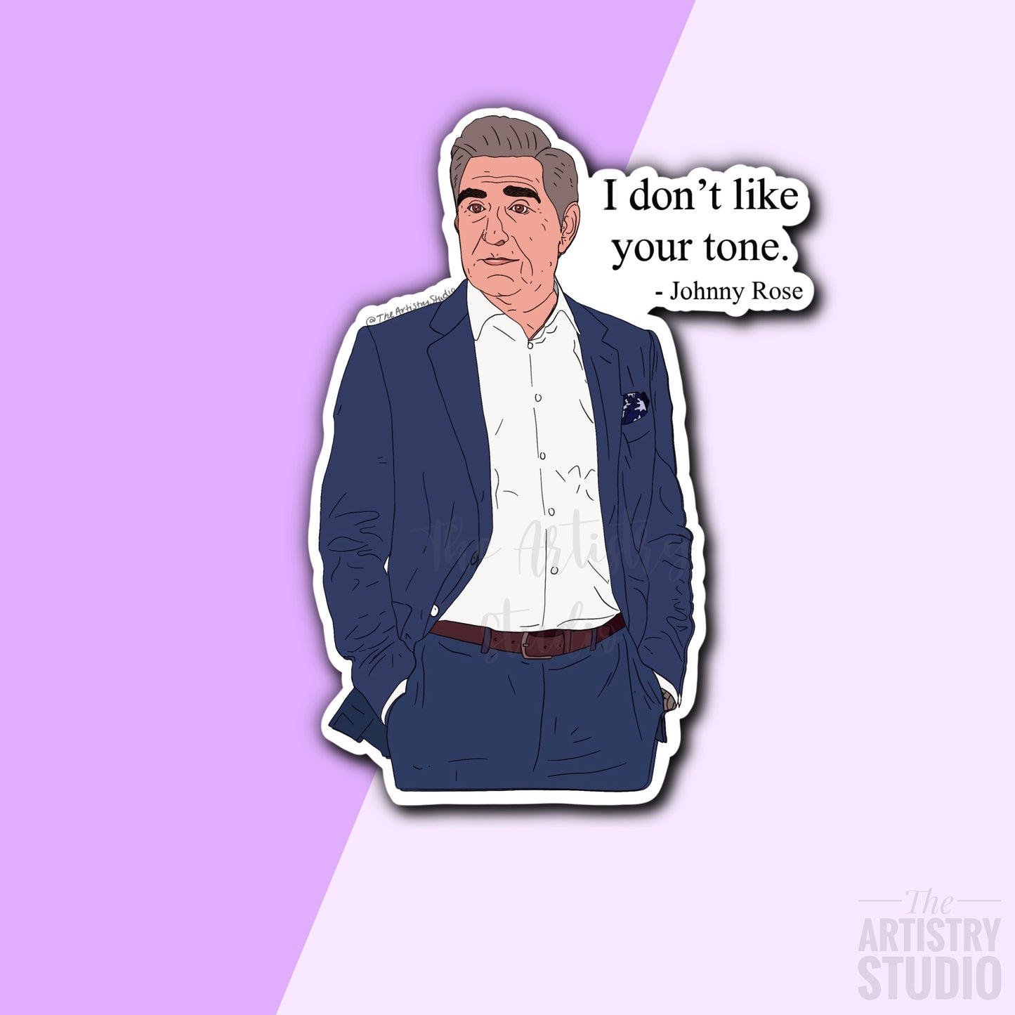 Johnny Rose Sticker (Schitt’s Creek) | 2.2 x 3.1”