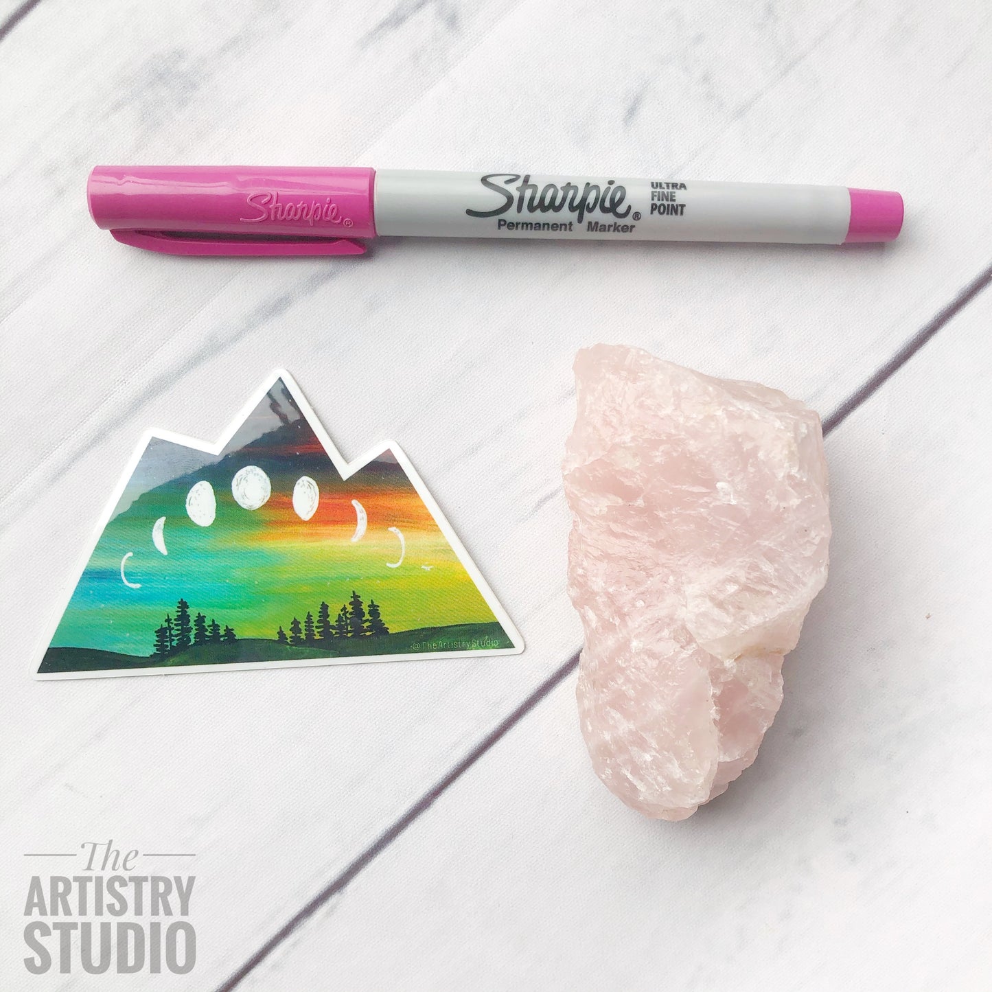 Moon Phase Sticker | 3.5x2.2