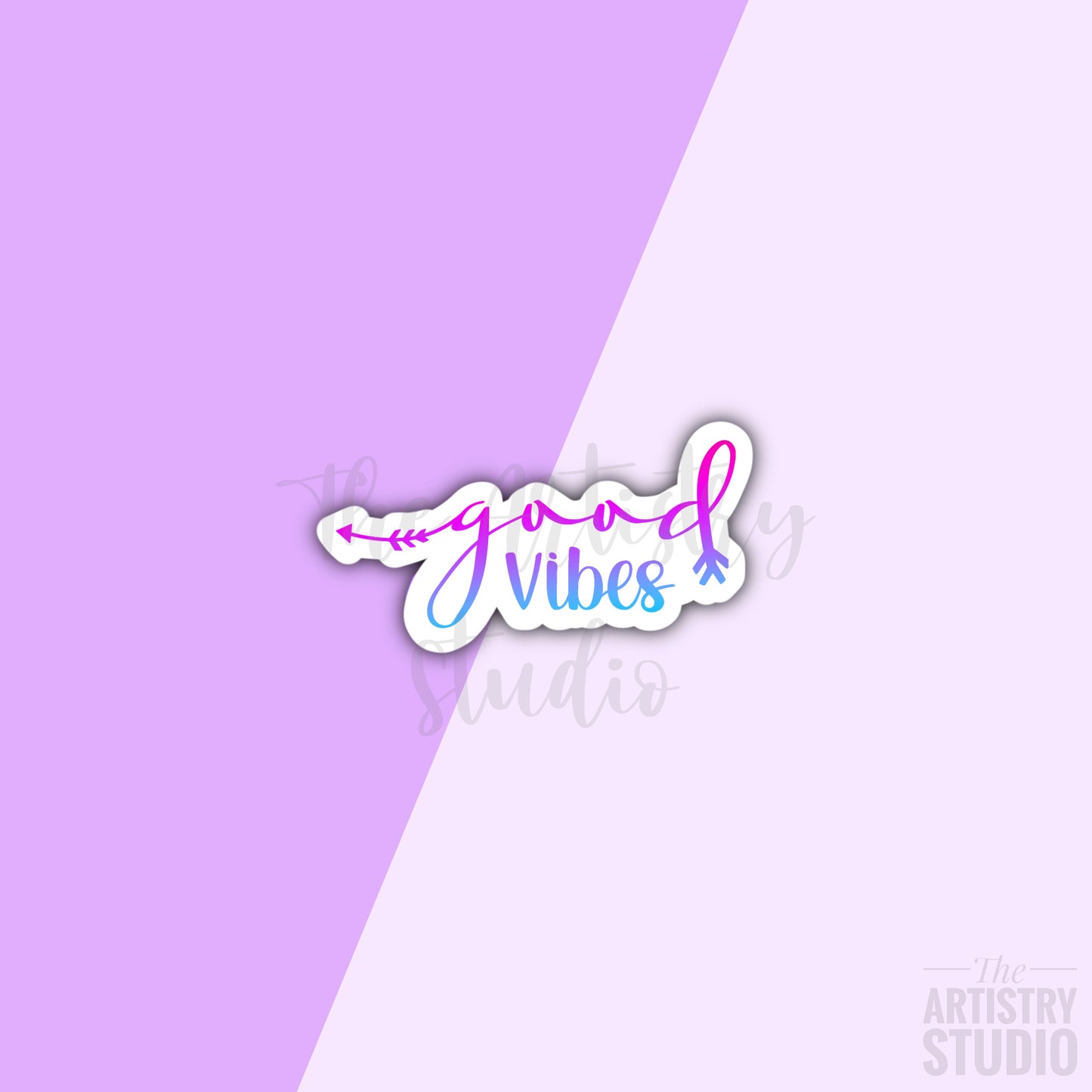 Mini Good Vibes Sticker | 1.8x1