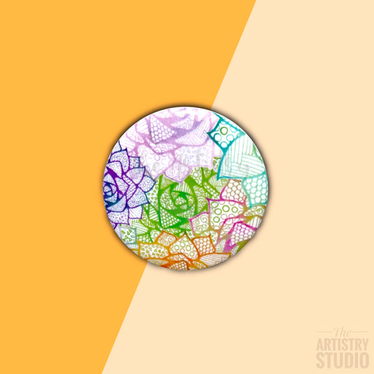 Succulent Button | 1.5x1.5