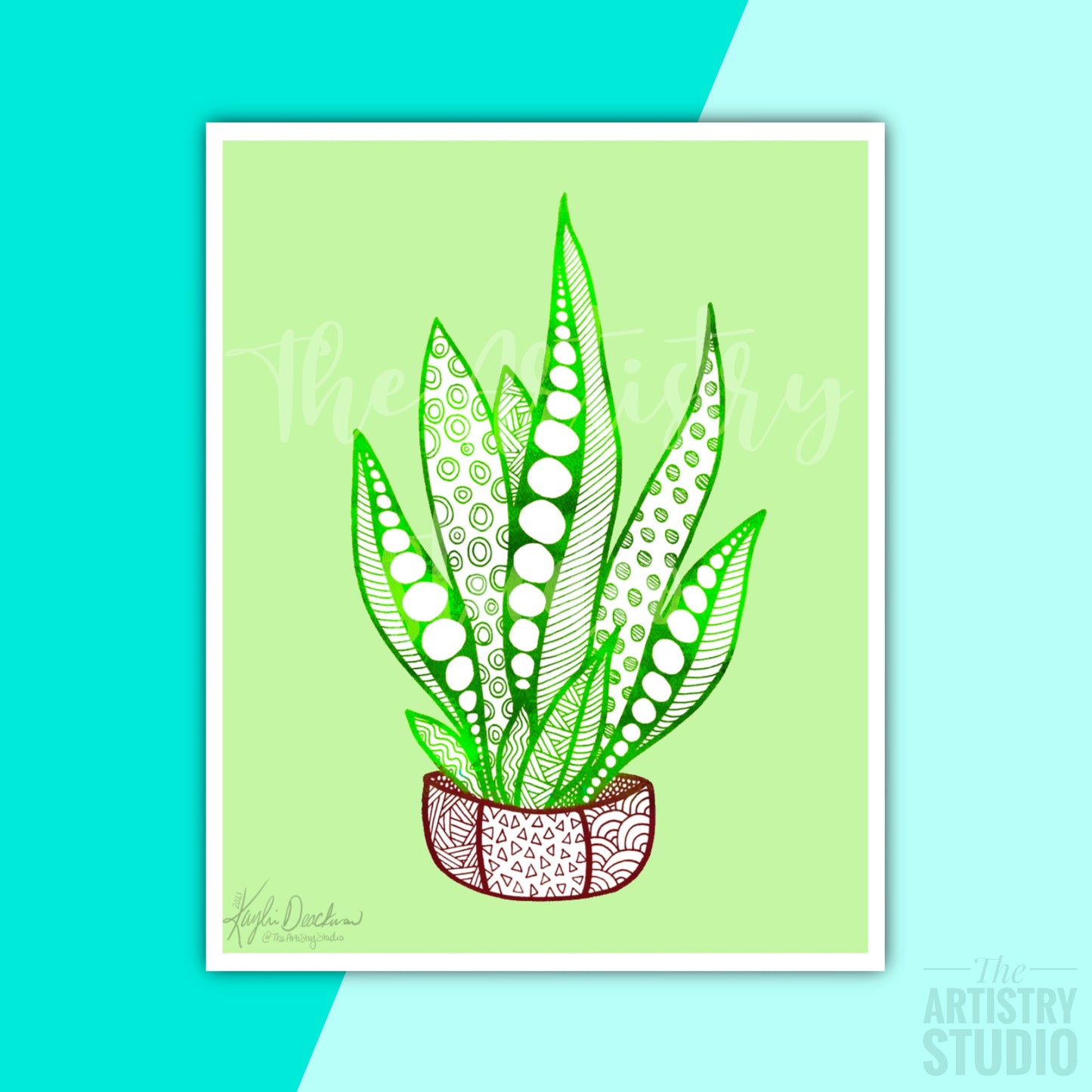 Snake Plant Print