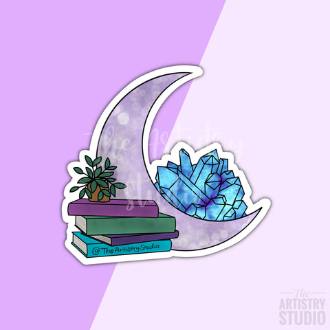 Witchy Moon Sticker | 3x3