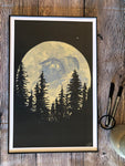 5x7, 8x10, & 11x17 | Blue Moon Print