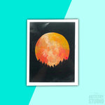 5x7, 8x10, & 11x17 | Harvest Moon Print