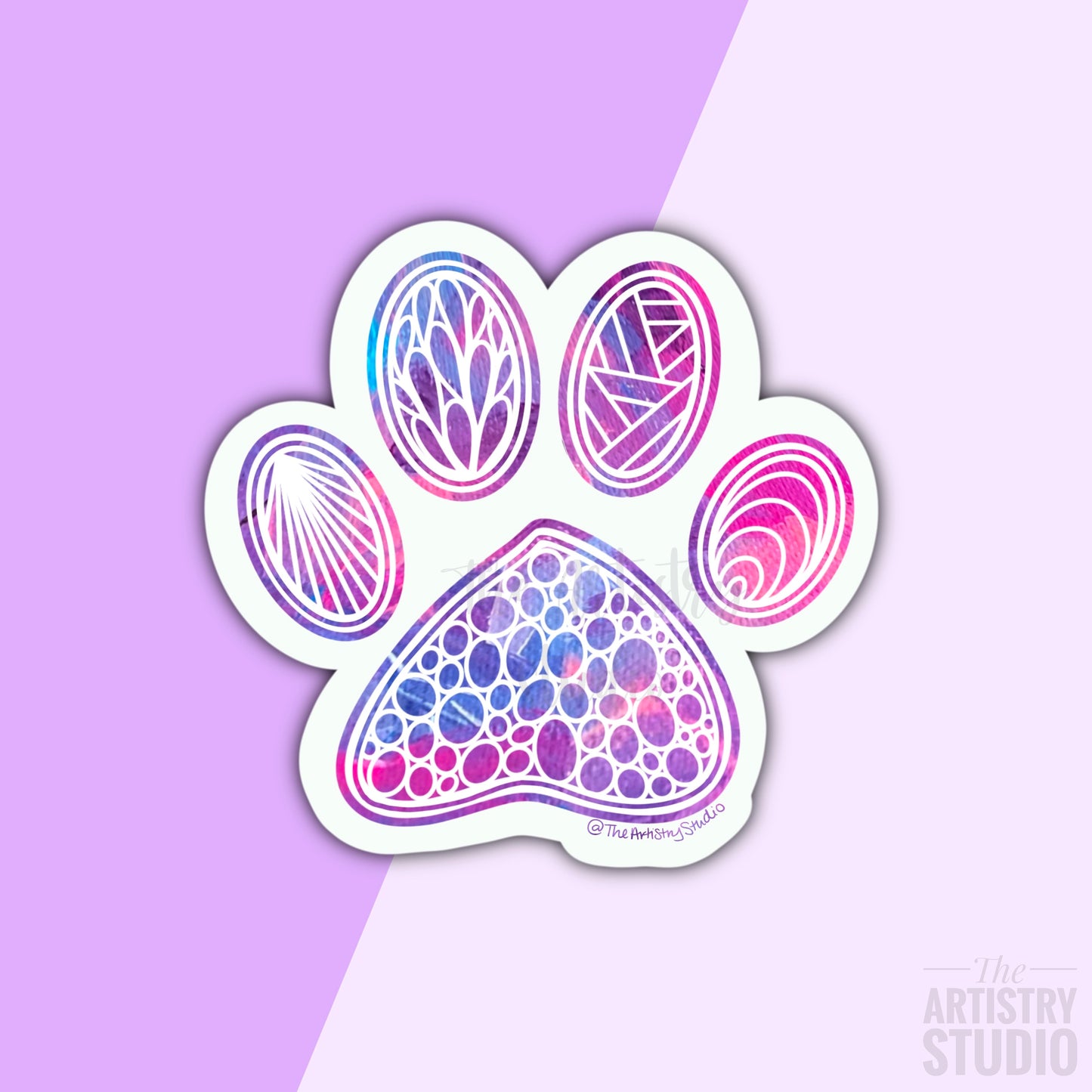 Paw Print Sticker | 3x2.88”