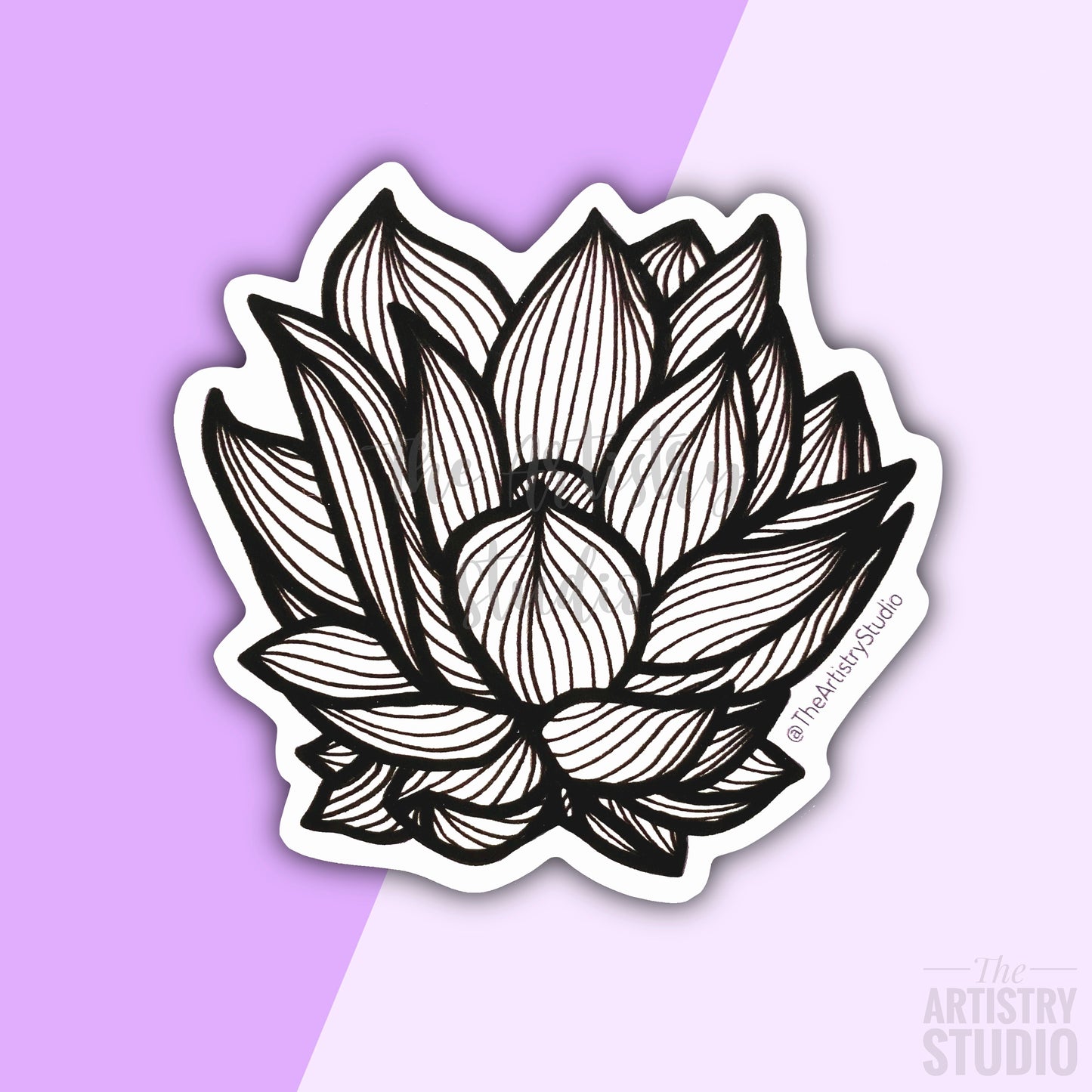 Lotus Sticker | 2.89x3