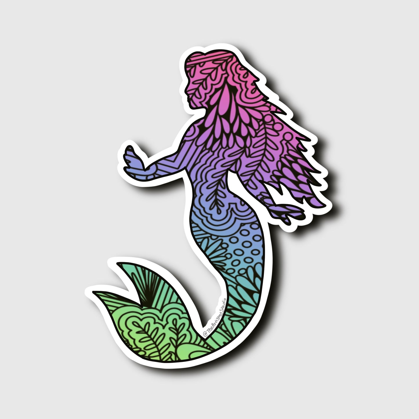 Mermaid Sticker | 2.2x2.9