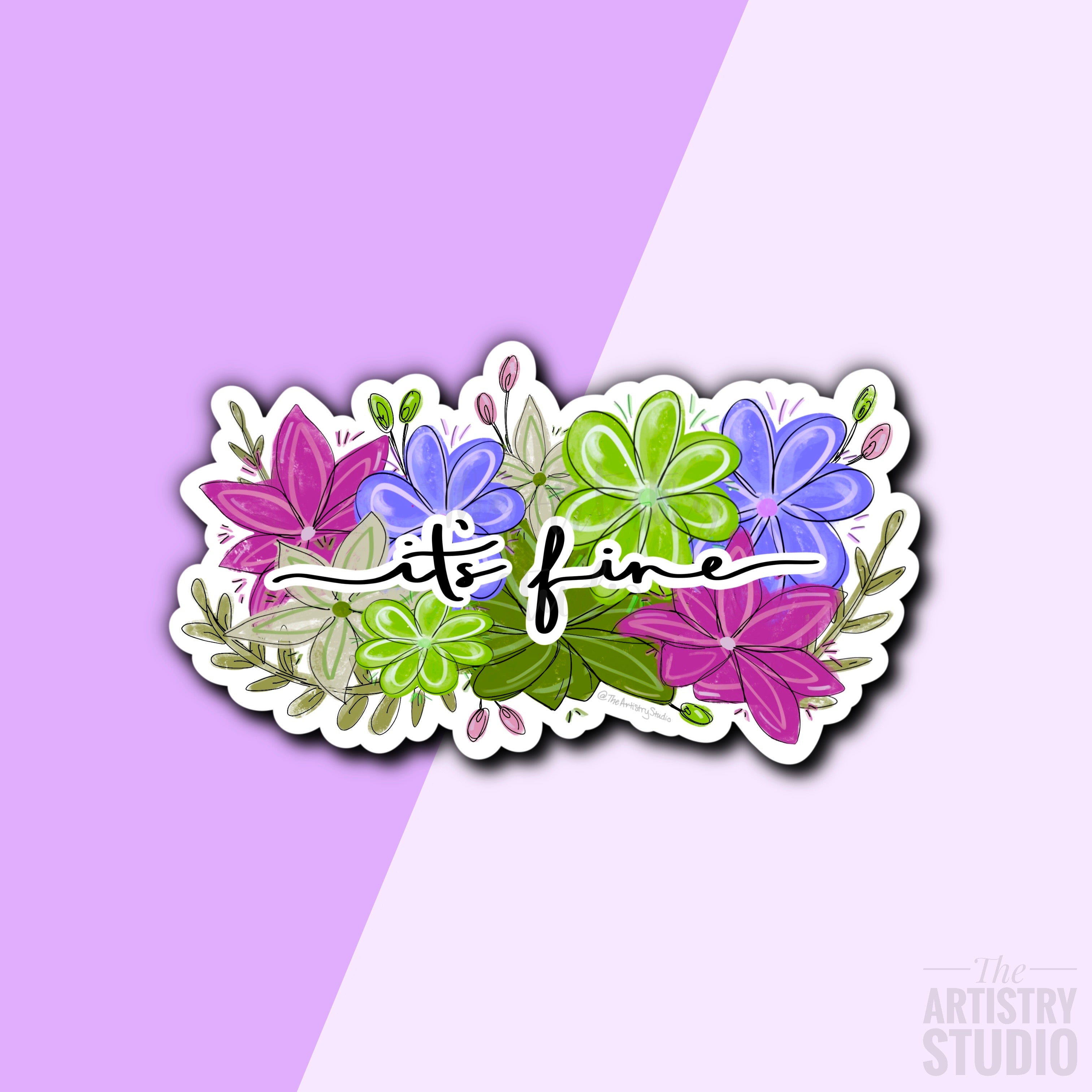 Fine Filter Sticker It’s fine Sticker | 2.9x1.6 – The Artistry Studio