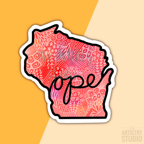Ope Wisconsin Magnet | 2.89x3