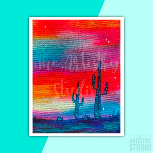 5x7 & 8x10 | Desert Night Print