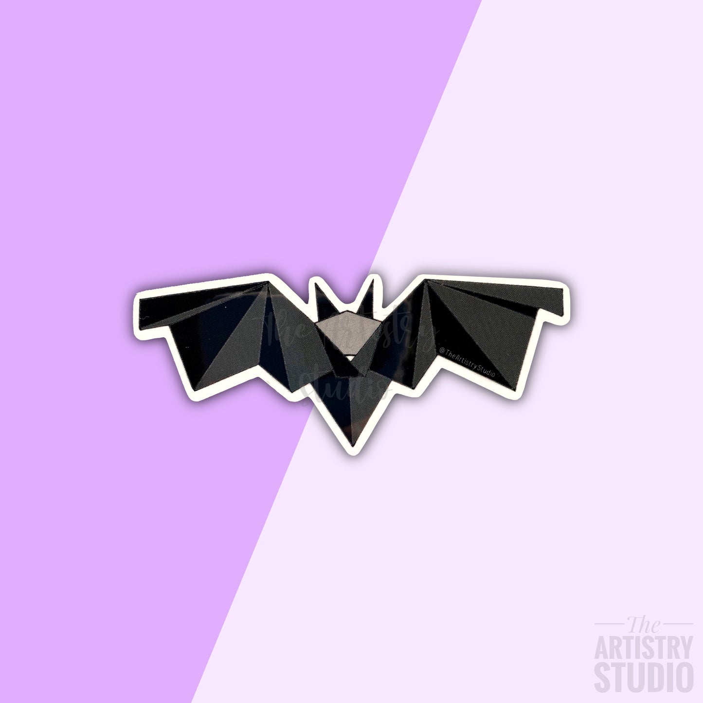 Black Bat Sticker | 3x1.3