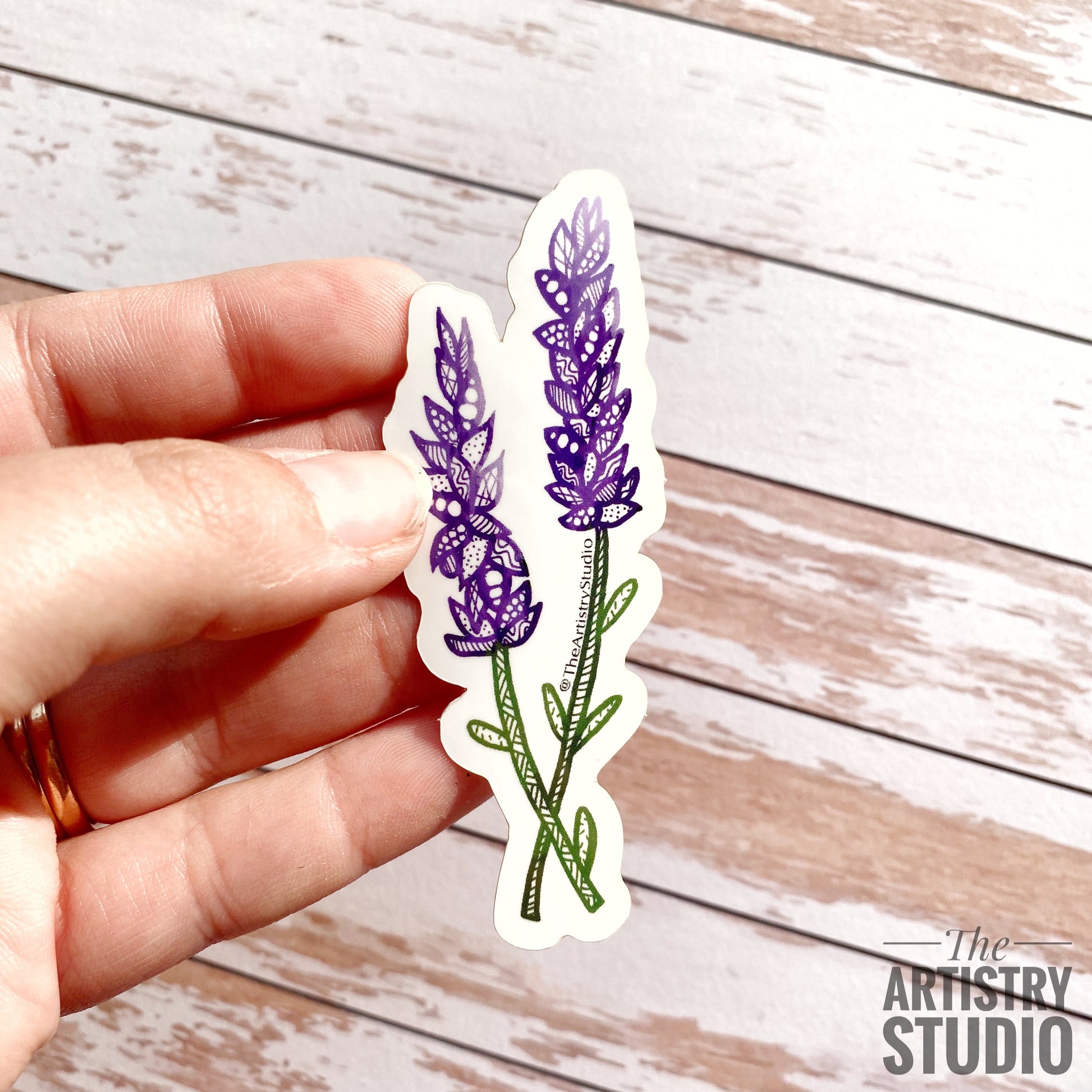 lavender flower stickers Lavender Sticker