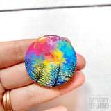 Fairytale Forest Button | 1.5x1.5