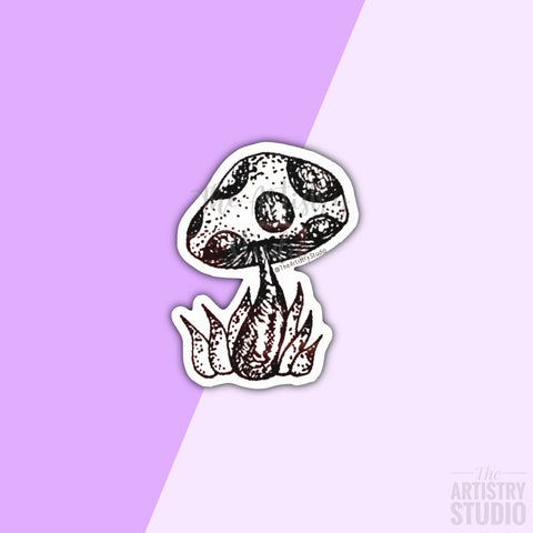 Little Mushroom Sticker | 1.6x2.1