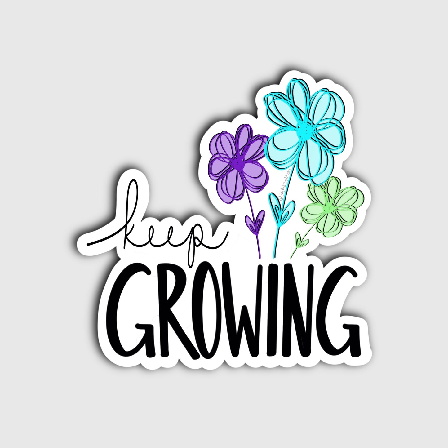 Keep Growing Sticker | 2.8x2.8