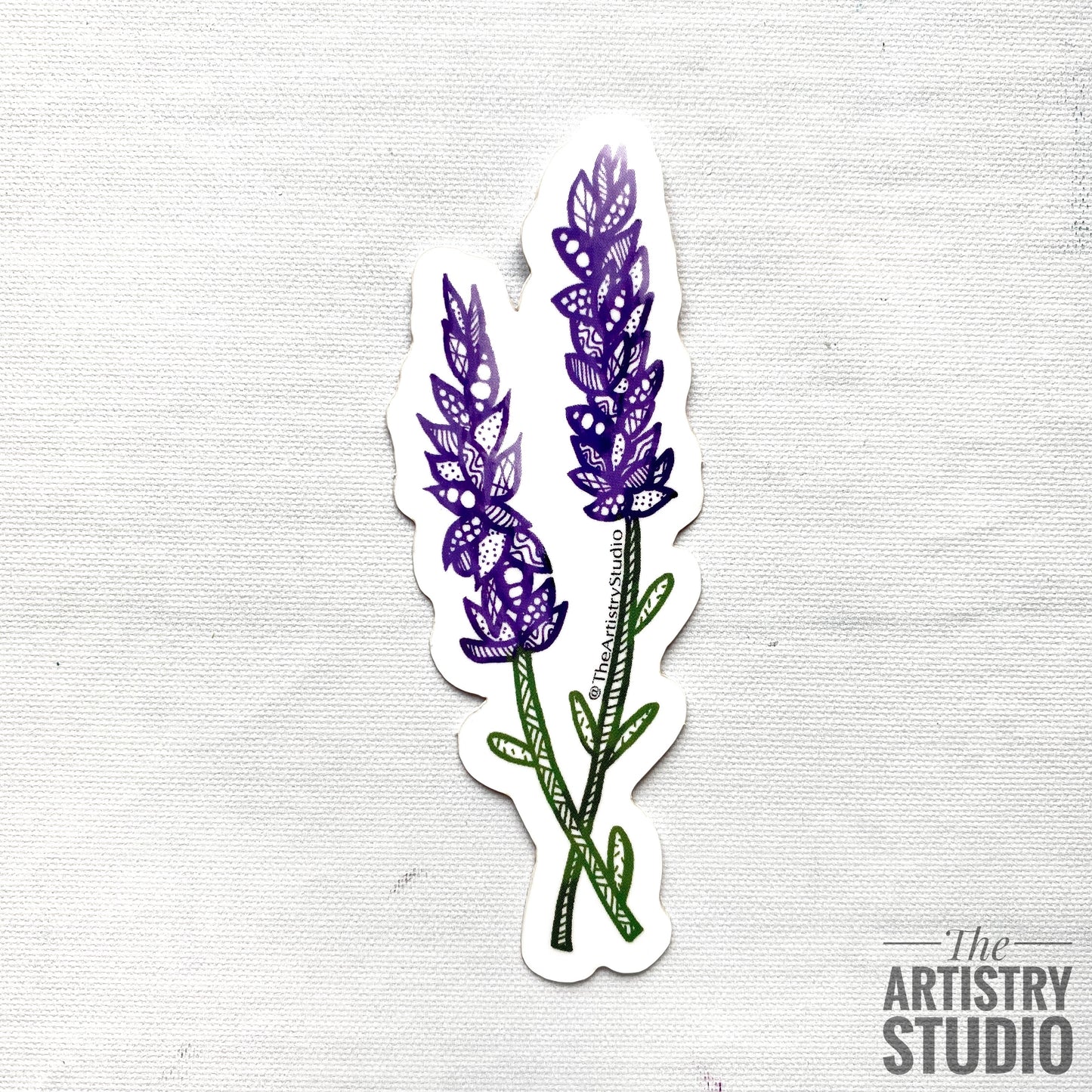 lavender flower stickers Lavender Sticker
