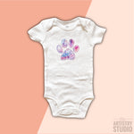 Paw Print Onesie