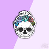 Over it Sticker | 2.2x2.7