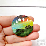 Moon Phase Button | 1.5x1.5