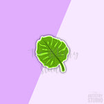 Mini Monstera Leaf Sticker | 1x1.5”