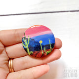 Desert Cacti Button | 1.5x1.5