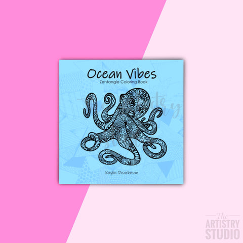 Ocean Vibes | Zentangle Coloring Book