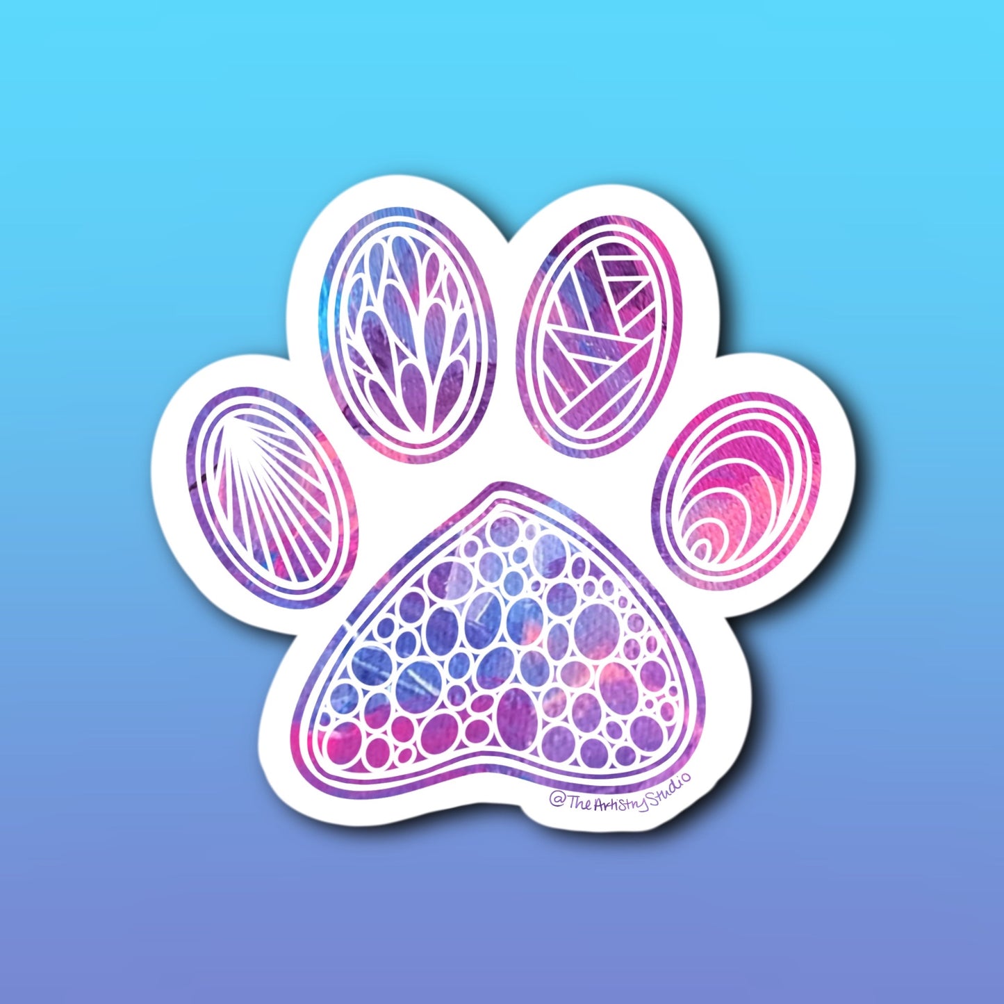 Paw Print Sticker | 3x2.88”