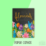 Flourish  | 6x8 on paper