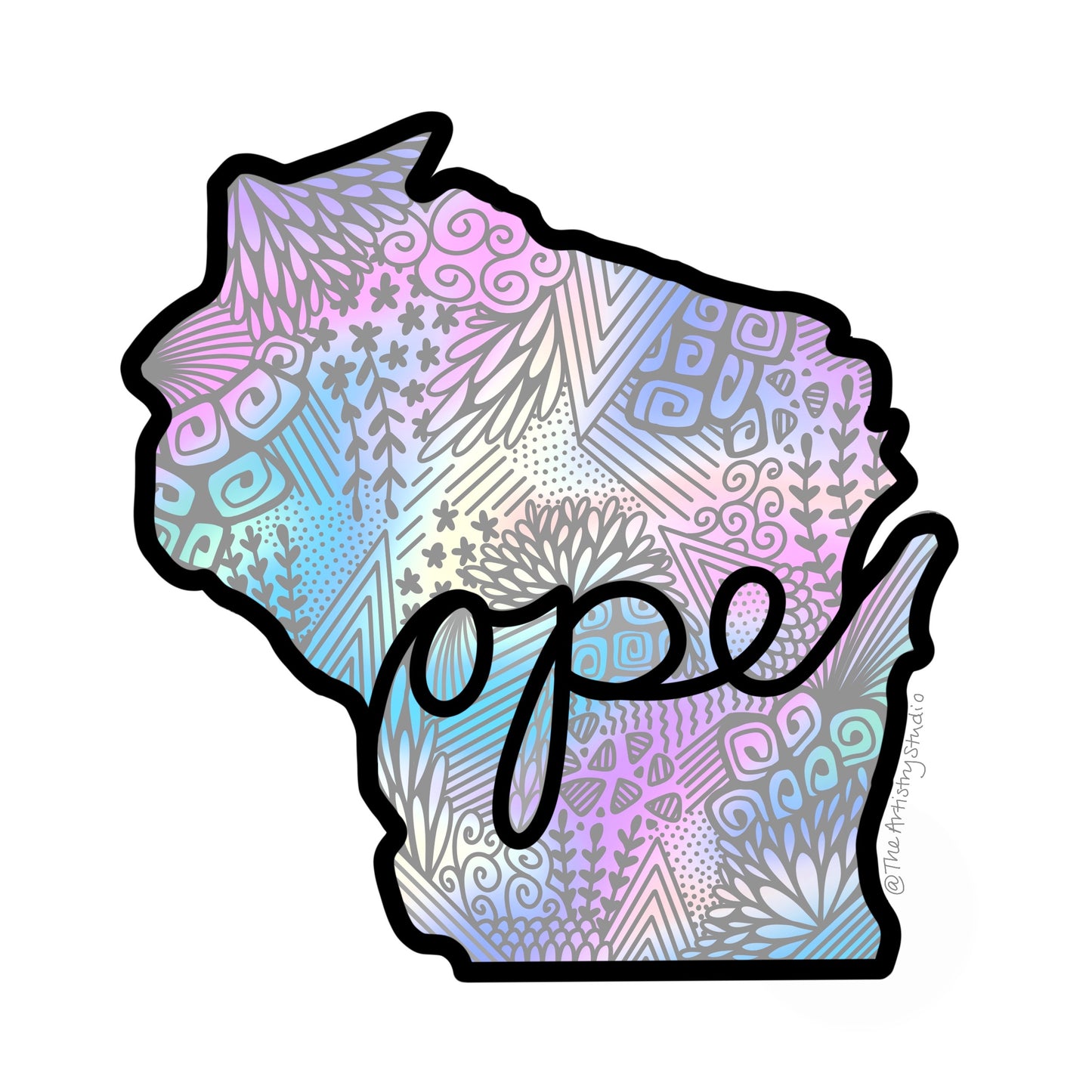 Ope Wisconsin Sticker | 2.89x3”