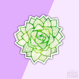 Succulent Sticker | 2.7x2.5