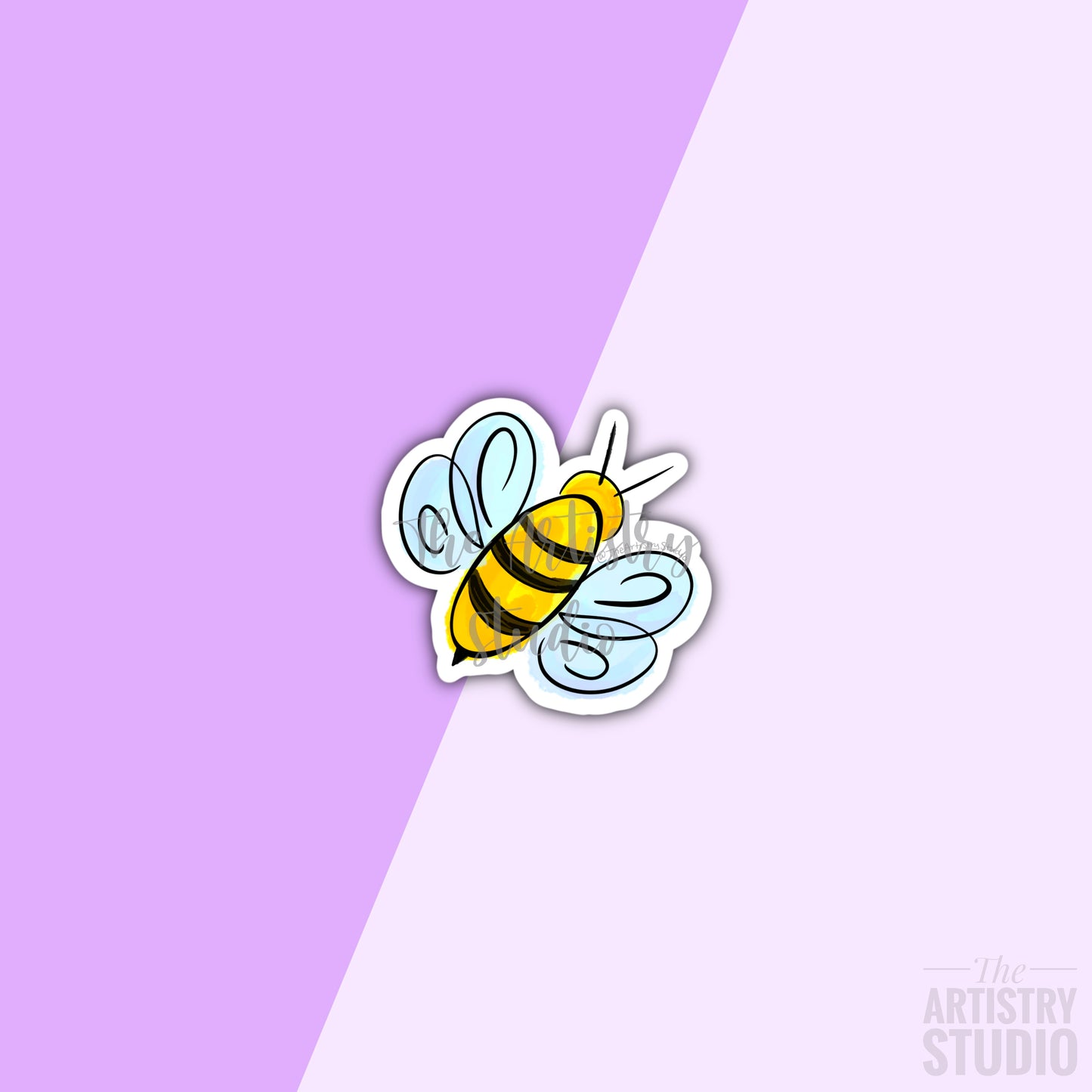 Mini Bee Sticker | 1.4x1.5