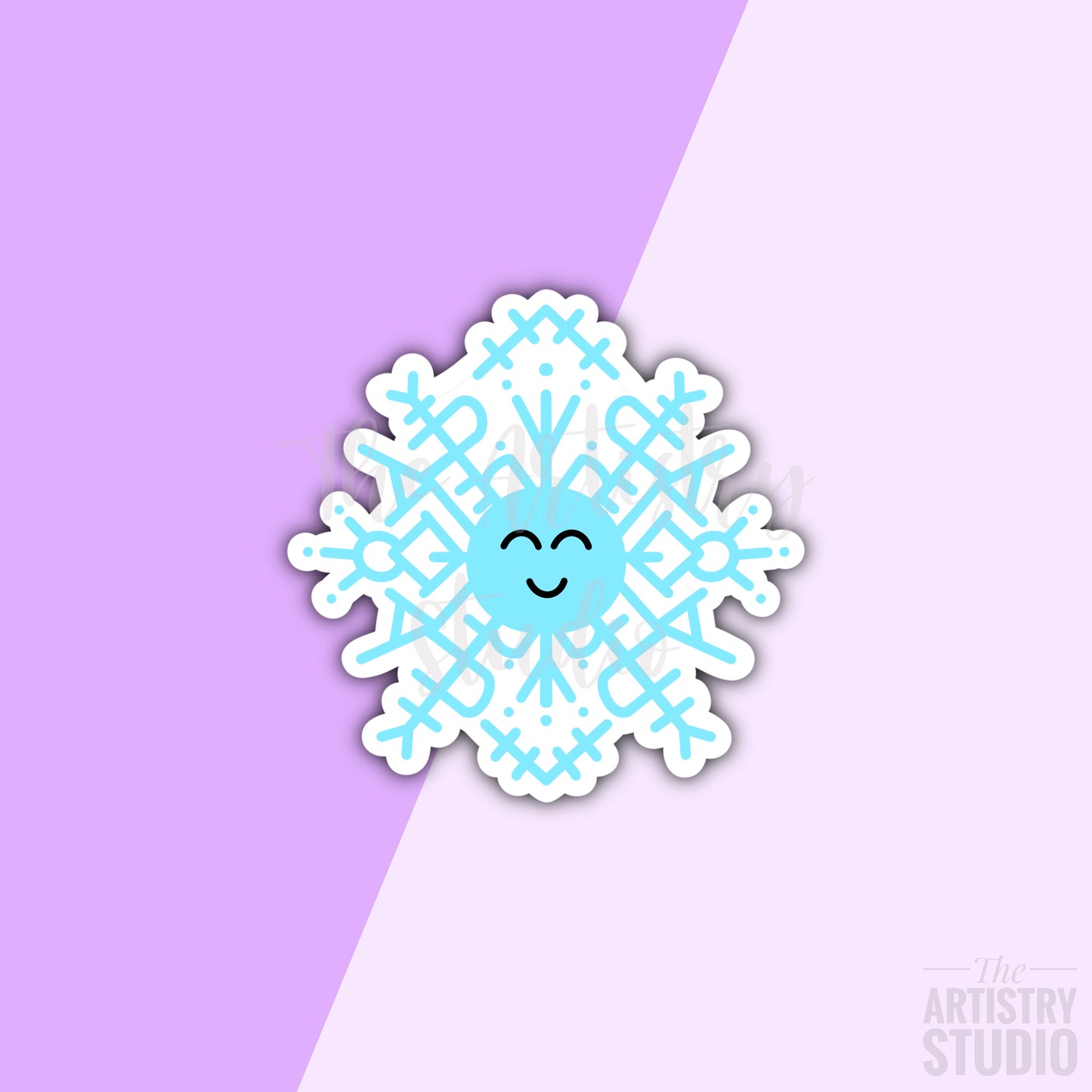 Mini Snowflake Sticker | 1.5x1.5”